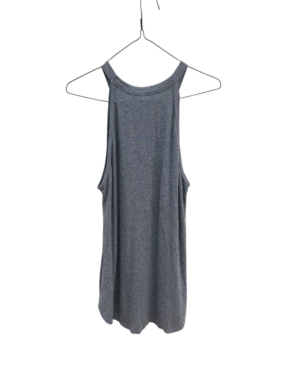ATHLETA Grey Ribbed High Neck Tunic Tank - Picture 2 of 4